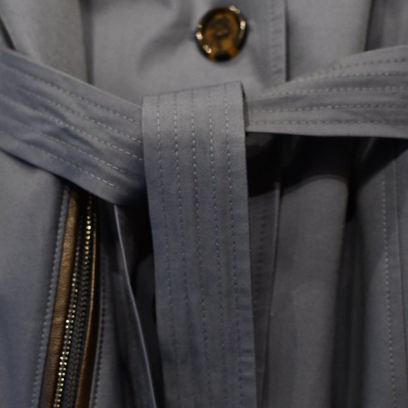 Limited time offer - NWT Sam Edelman Trench in Soft Dusty Blue - Picture 10 of 15